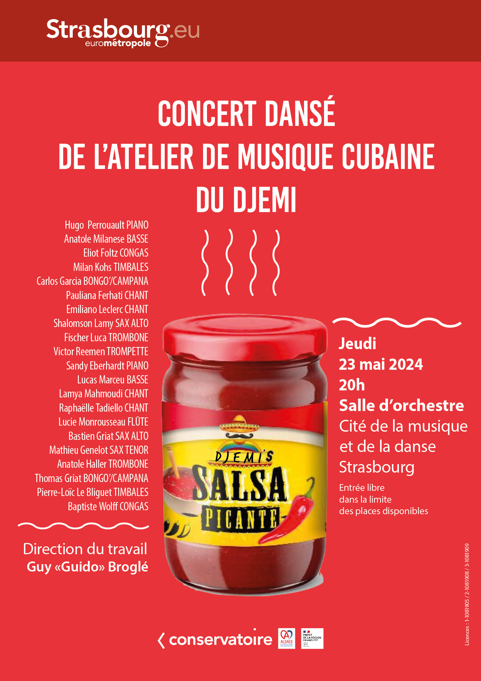 Concert dansé : Atelier de musique cubaine Le 23 mai 2024
