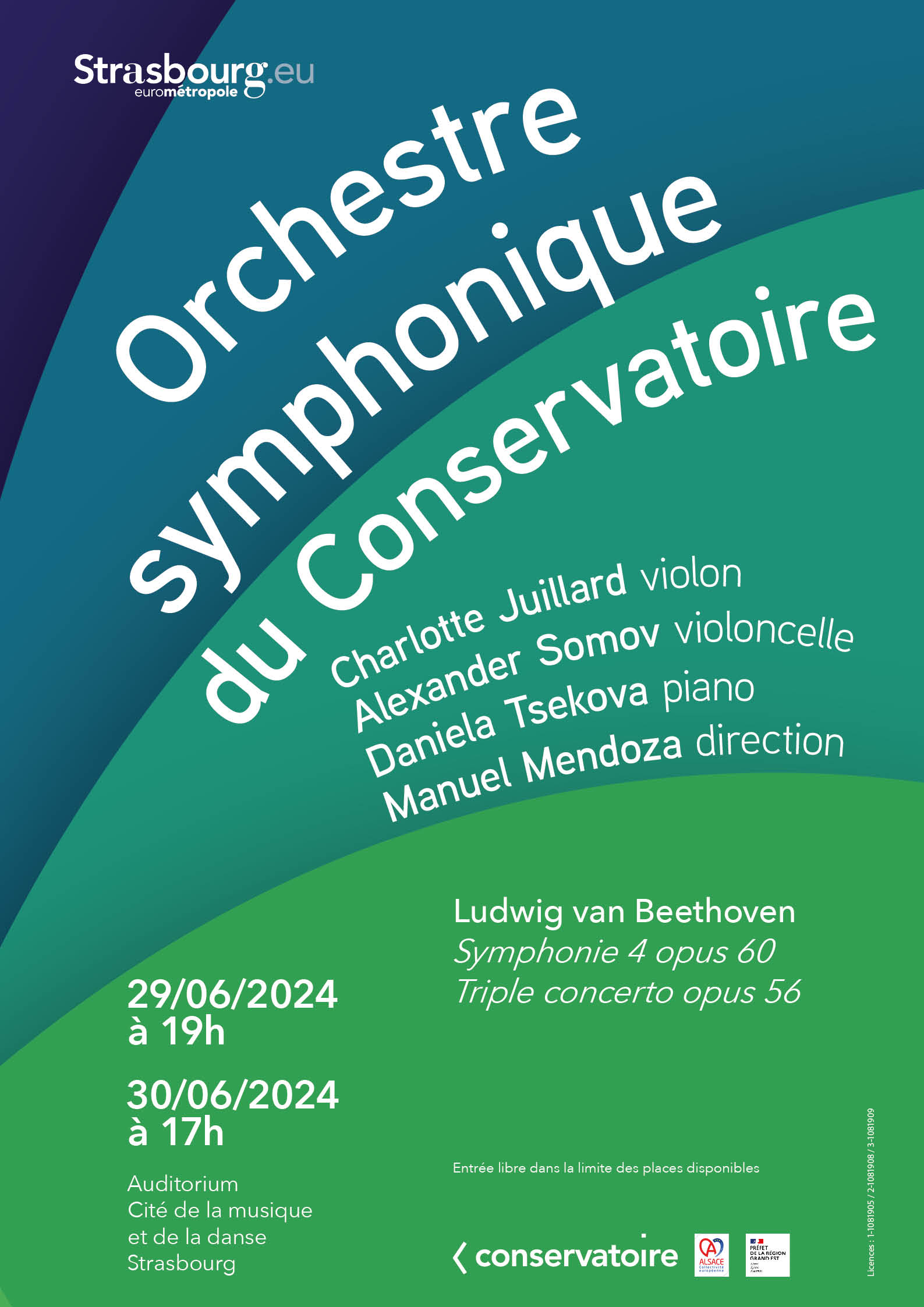Orchestre symphonique du Conservatoire #3 Le 30 juin 2024